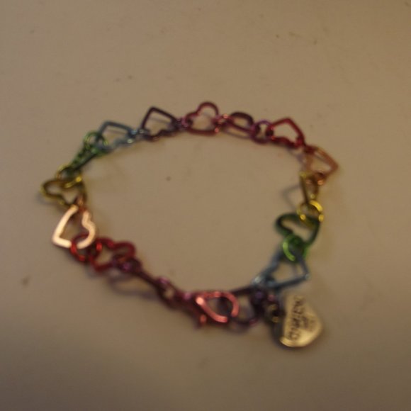 Charm It! Rainbow Hearts Bracelet - Picture 3 of 4